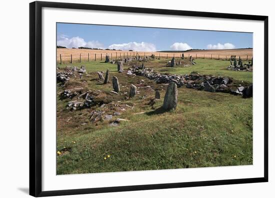 Braiid Norse Site on the Isle of Man-CM Dixon-Framed Photographic Print