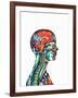 Brain And Spinal Cord, MRI-Mehau Kulyk-Framed Photographic Print