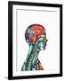 Brain And Spinal Cord, MRI-Mehau Kulyk-Framed Photographic Print