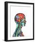 Brain And Spinal Cord, MRI-Mehau Kulyk-Framed Photographic Print