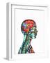 Brain And Spinal Cord, MRI-Mehau Kulyk-Framed Photographic Print