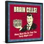 Brain Cells-Retrospoofs-Framed Poster