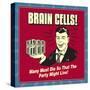 Brain Cells-Retrospoofs-Stretched Canvas
