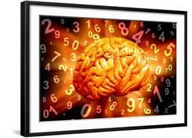 Brain, Conceptual Artwork-Victor De Schwanberg-Framed Photographic Print