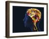 Brain Food, Conceptual Image-SMETEK-Framed Photographic Print