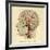 Brain, Head-null-Framed Giclee Print