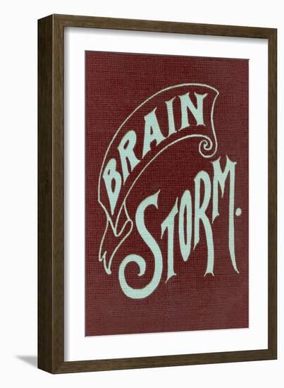 Brain Storm-null-Framed Art Print
