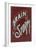 Brain Storm-null-Framed Art Print