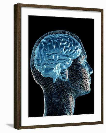 Brain-PASIEKA-Framed Photographic Print