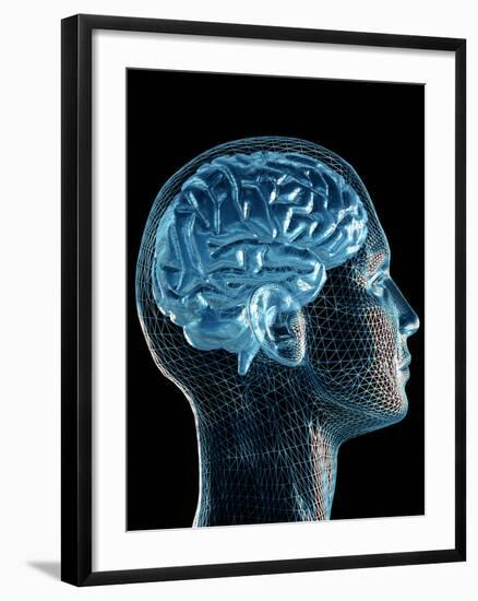 Brain-PASIEKA-Framed Photographic Print