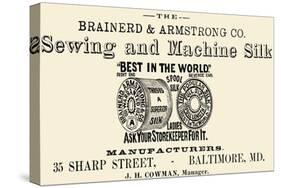 Brainerd and Armstrong Co. Sewing and Machine Silk-null-Stretched Canvas