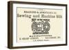 Brainerd and Armstrong Co. Sewing and Machine Silk-null-Framed Art Print