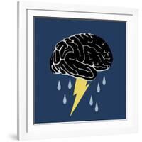 Brainstorm, Conceptual Illustration-Spencer Sutton-Framed Giclee Print