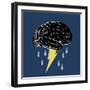 Brainstorm, Conceptual Illustration-Spencer Sutton-Framed Giclee Print