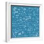 Brainstorming Elements Background-bloomua-Framed Art Print