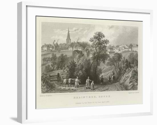 Braintree, Essex-William Henry Bartlett-Framed Giclee Print