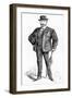 Bram Stoker Writer of 'Dracula' Etc-null-Framed Art Print