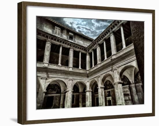 Bramante Cloister-Andrea Costantini-Framed Photographic Print