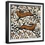 Bramble Hares, 2001-Nat Morley-Framed Giclee Print
