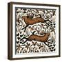 Bramble Hares, 2001-Nat Morley-Framed Giclee Print