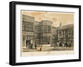 Bramhall Hall, Cheshire-Joseph Nash-Framed Giclee Print