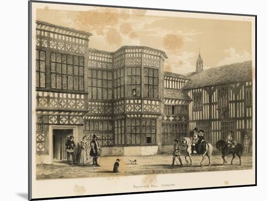 Bramhall Hall, Cheshire-Joseph Nash-Mounted Giclee Print