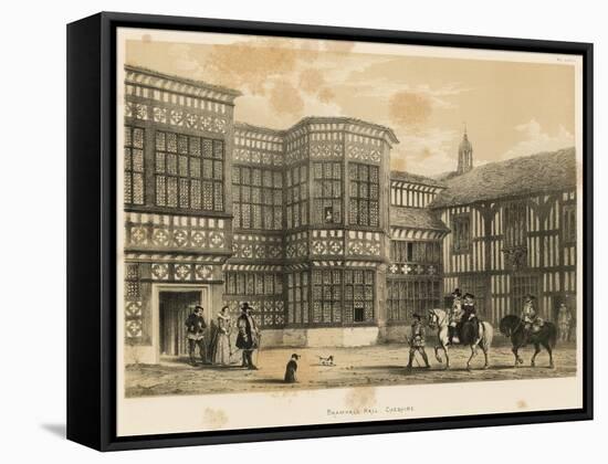 Bramhall Hall, Cheshire-Joseph Nash-Framed Stretched Canvas