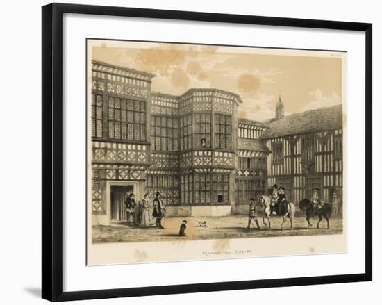 Bramhall Hall, Cheshire-Joseph Nash-Framed Giclee Print