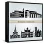 Brampton Landmarks-paulrommer-Framed Stretched Canvas