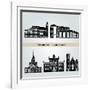 Brampton Landmarks-paulrommer-Framed Art Print