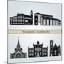 Brampton Landmarks-paulrommer-Mounted Art Print