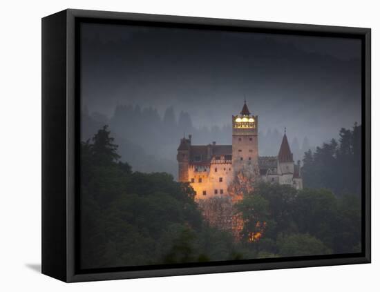 Bran Castle (Dracula Castle), Bran, Transylvania, Romania, Europe-Marco Cristofori-Framed Stretched Canvas