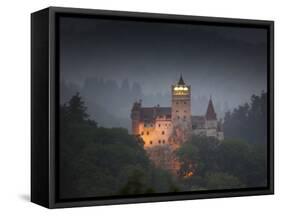Bran Castle (Dracula Castle), Bran, Transylvania, Romania, Europe-Marco Cristofori-Framed Stretched Canvas
