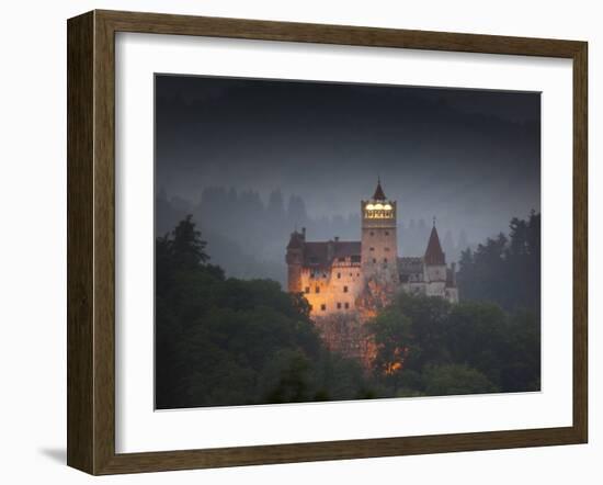 Bran Castle (Dracula Castle), Bran, Transylvania, Romania, Europe-Marco Cristofori-Framed Photographic Print