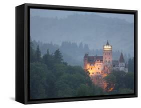 Bran Castle (Dracula Castle), Bran, Transylvania, Romania, Europe-Marco Cristofori-Framed Stretched Canvas