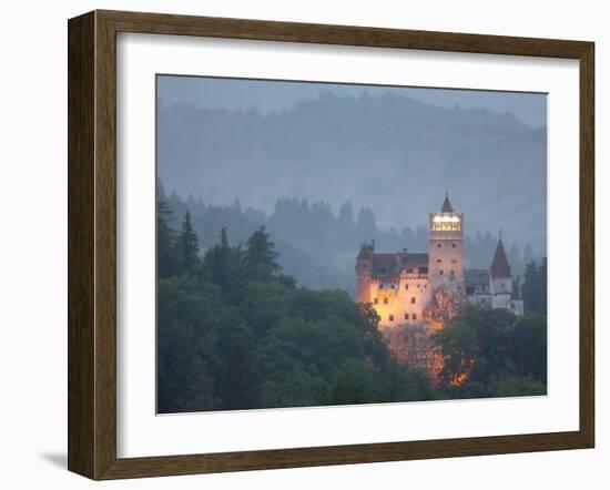 Bran Castle (Dracula Castle), Bran, Transylvania, Romania, Europe-Marco Cristofori-Framed Photographic Print