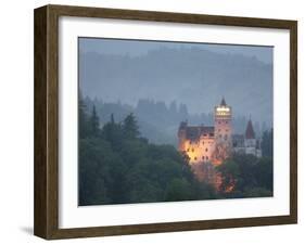 Bran Castle (Dracula Castle), Bran, Transylvania, Romania, Europe-Marco Cristofori-Framed Photographic Print