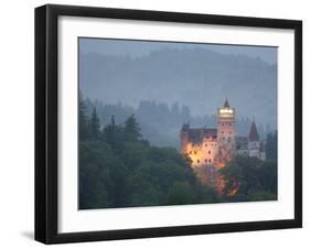 Bran Castle (Dracula Castle), Bran, Transylvania, Romania, Europe-Marco Cristofori-Framed Photographic Print