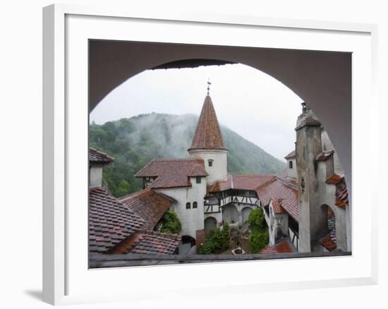 Bran Castle (Dracula Castle), Bran, Transylvania, Romania, Europe-Marco Cristofori-Framed Photographic Print