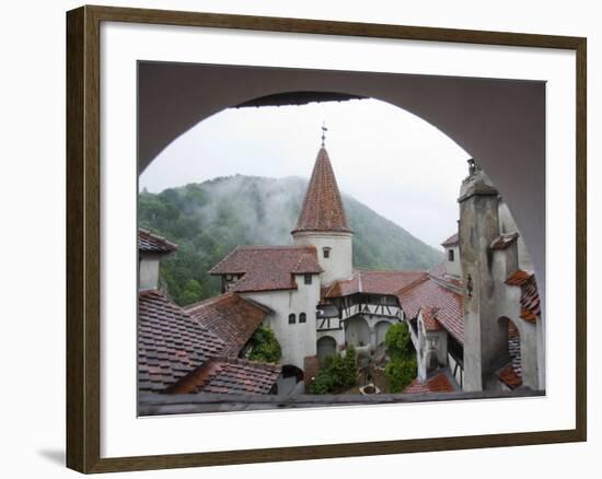 Bran Castle (Dracula Castle), Bran, Transylvania, Romania, Europe-Marco Cristofori-Framed Photographic Print