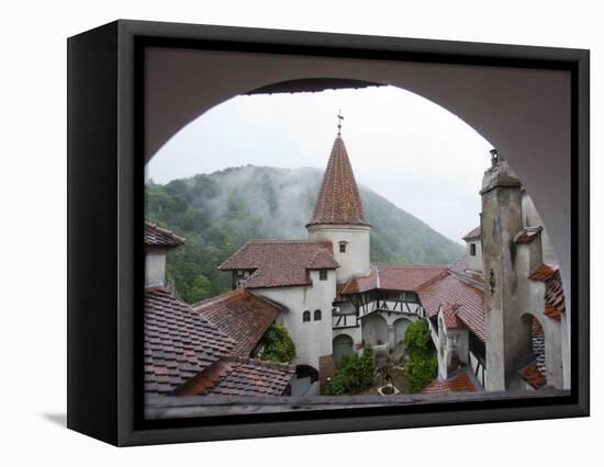 Bran Castle (Dracula Castle), Bran, Transylvania, Romania, Europe-Marco Cristofori-Framed Stretched Canvas