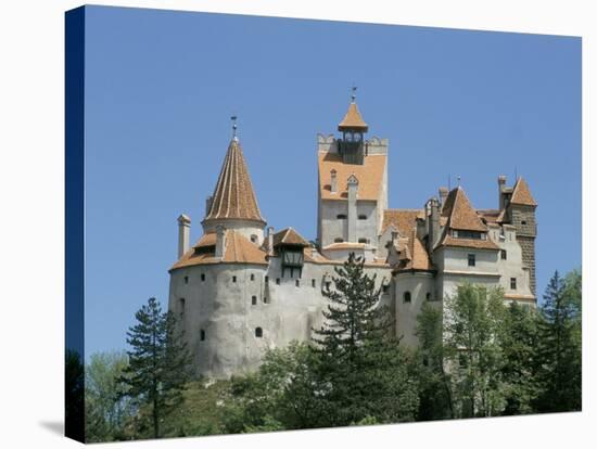 Bran Castle (Dracula's Castle), Transylvania, Romania-Charles Bowman-Stretched Canvas