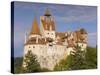 Bran Castle Perched Atop a 60M Peak in the Centre of the Village, Saxon Land, Transylvania-Gavin Hellier-Stretched Canvas