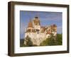 Bran Castle Perched Atop a 60M Peak in the Centre of the Village, Saxon Land, Transylvania-Gavin Hellier-Framed Photographic Print