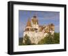 Bran Castle Perched Atop a 60M Peak in the Centre of the Village, Saxon Land, Transylvania-Gavin Hellier-Framed Photographic Print