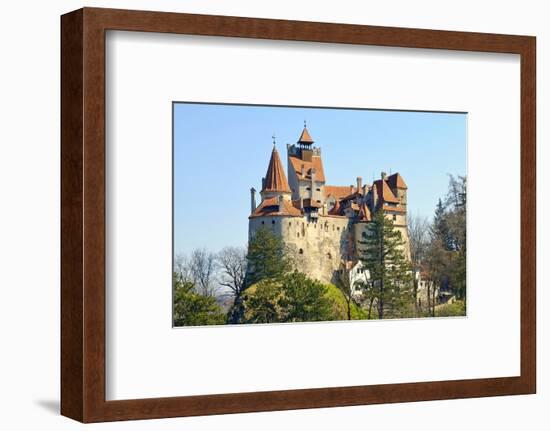 Bran Castle, Transylvania (Dracula`S Castle)-Adi Ciurea-Framed Photographic Print