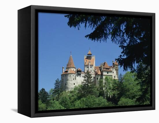 Bran Castle, Transylvania, Romania, Europe-Charles Bowman-Framed Stretched Canvas