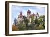 Bran, Romania. Castle Bran, Exterior. Dracula's Castle.-Emily Wilson-Framed Photographic Print