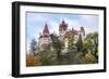 Bran, Romania. Castle Bran, Exterior. Dracula's Castle.-Emily Wilson-Framed Photographic Print