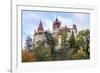 Bran, Romania. Castle Bran, Exterior. Dracula's Castle.-Emily Wilson-Framed Photographic Print